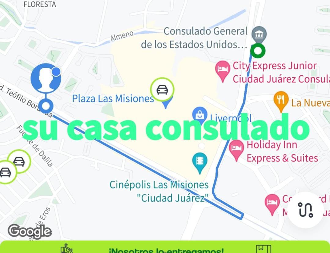 Casa Consulado Apartment Ciudad Juarez Ngoại thất bức ảnh